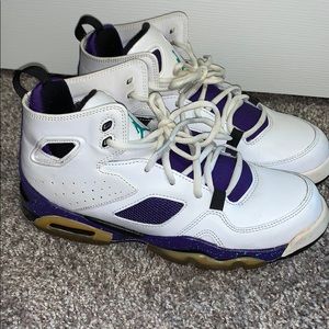 Purple Jordans 